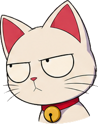 The Mewlang cat, giving an unimpressed side-eye