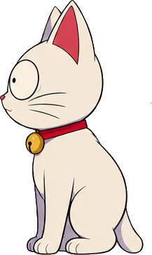 The Mewlang cat, in profile, thinking it over